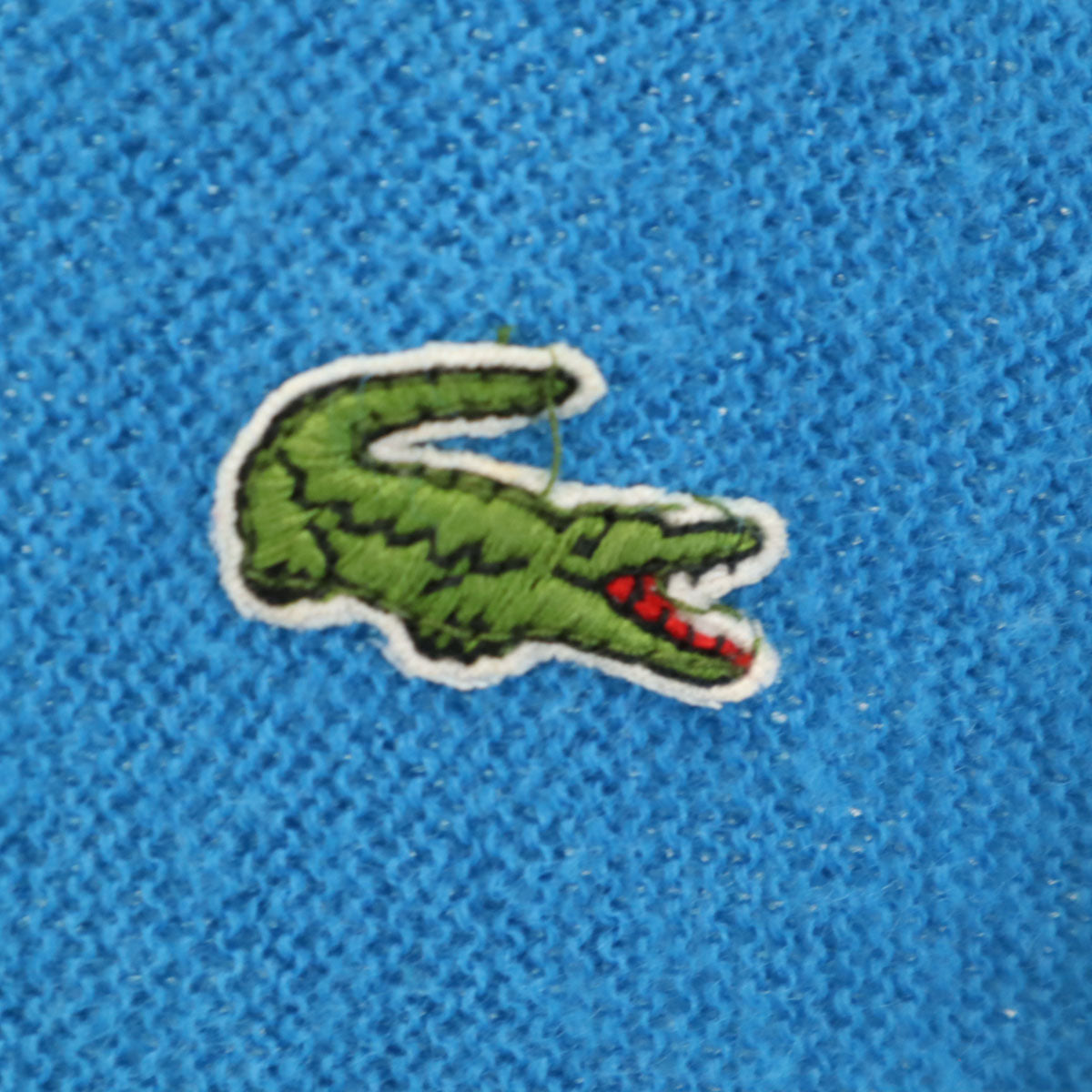 IZOD LACOSTE アイゾッドラコステ 80s ヴィンテージ 長袖 Vネック カーディガン ライトブルー メンズ
