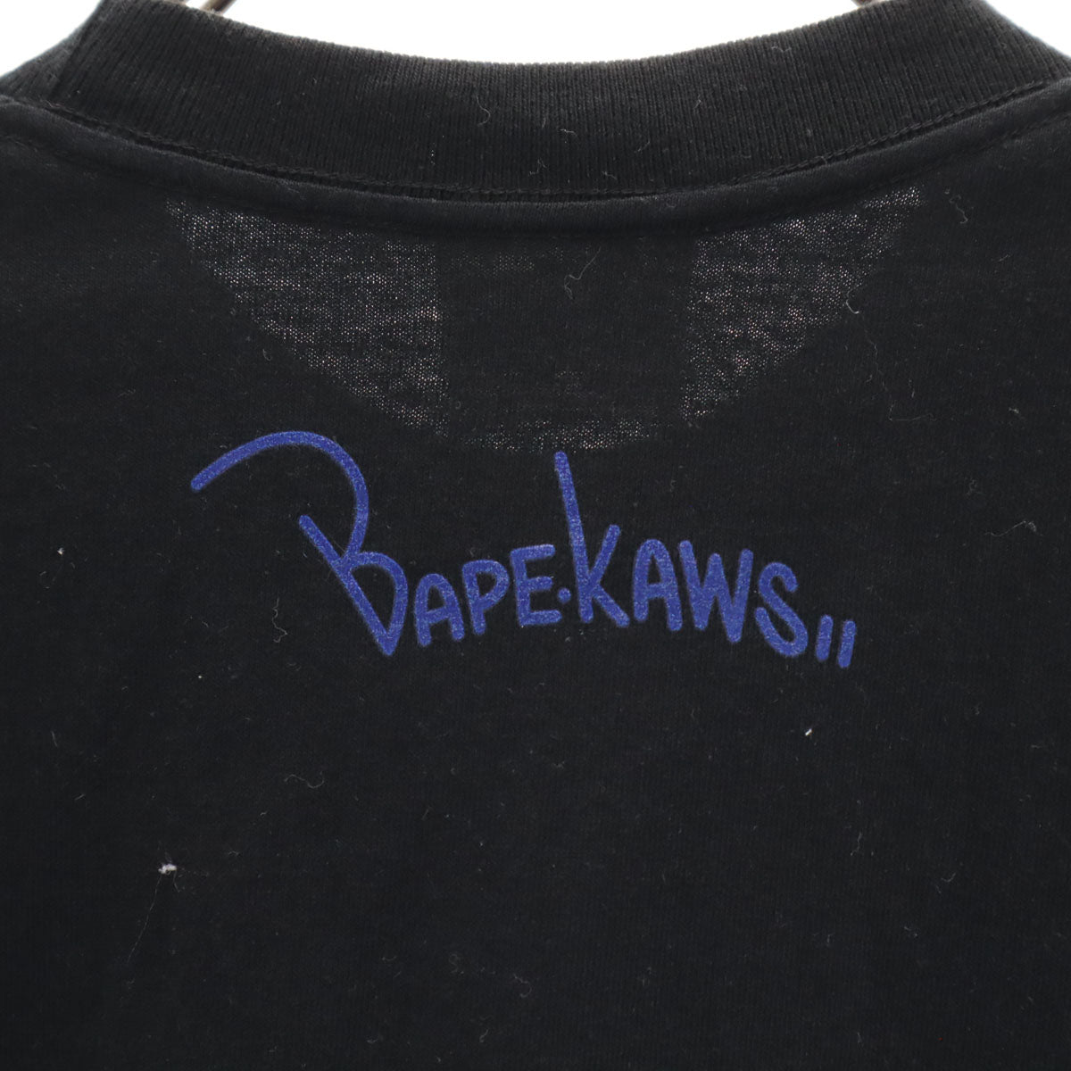 BAPE ベイプ 日本製 半袖 プリント Tシャツ M ブラック メンズ