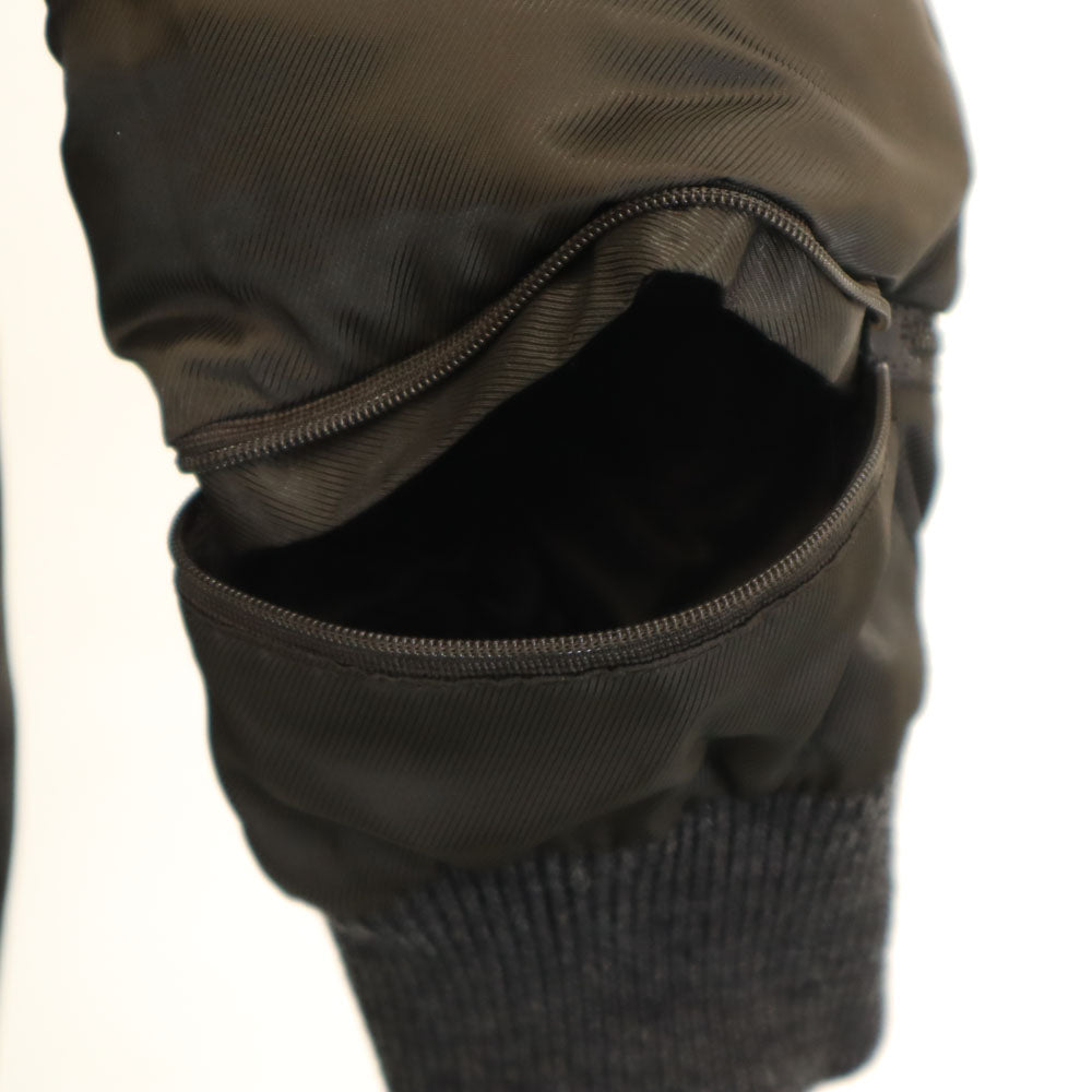 MACKINTOSH PHILOSOPHY マッキントッシュフィロソフィー ストライプ柄 ダウンジャケット 40 チャコールグレー メンズ