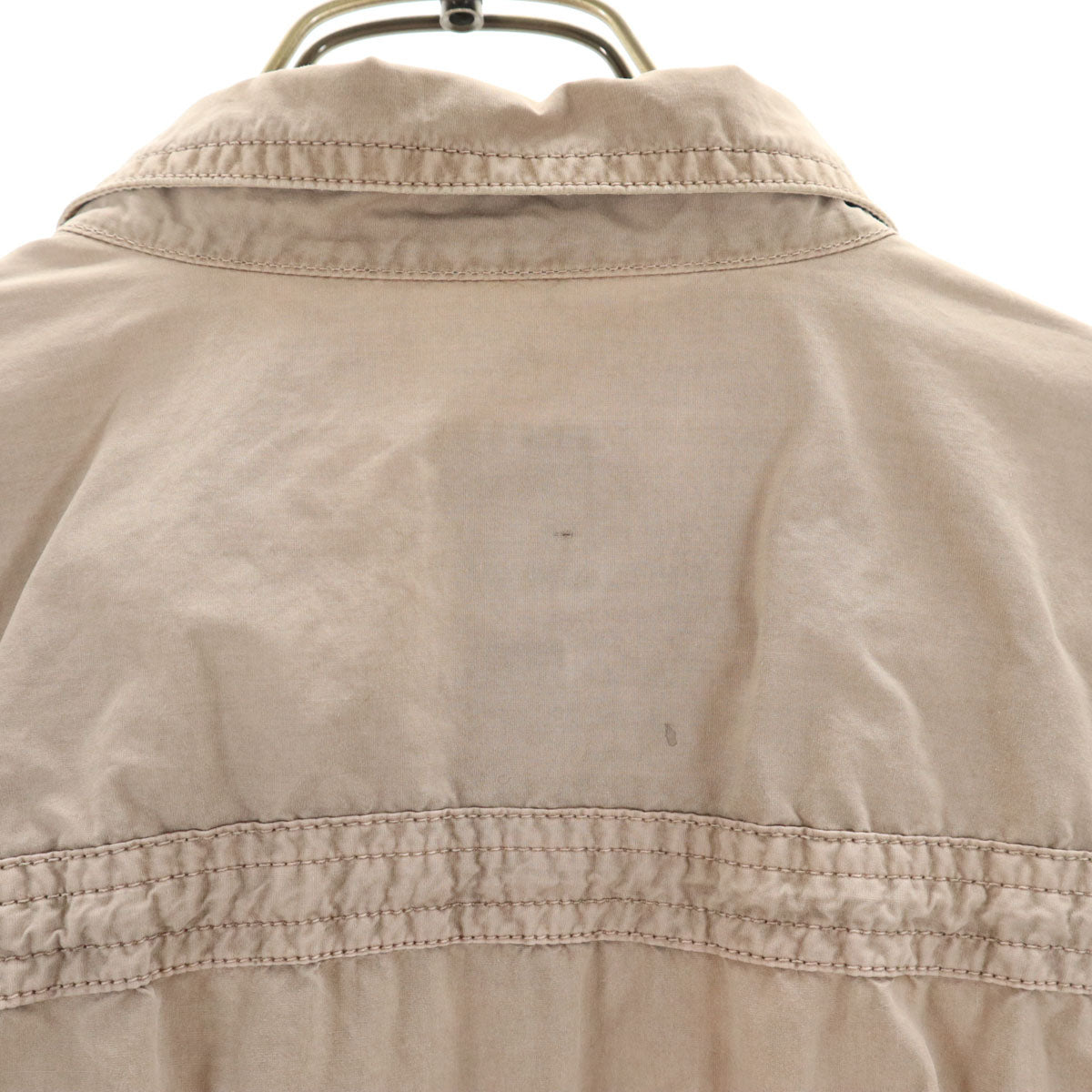 ARMANI EXCHANGE アルマーニエクスチェンジ 迷彩柄 長袖 シャツ L グレー ロールアップ メンズ