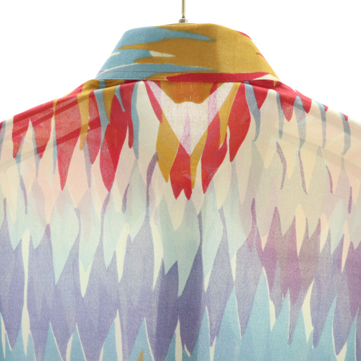 Elles Belles 70s ヴィンテージ 総柄 長袖 シャツ 13/14 マルチ レディース