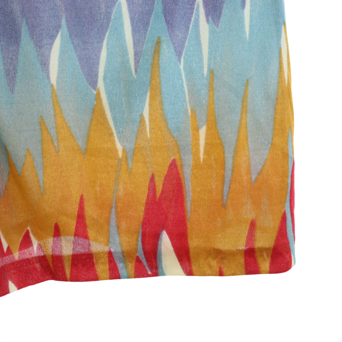 Elles Belles 70s ヴィンテージ 総柄 長袖 シャツ 13/14 マルチ レディース