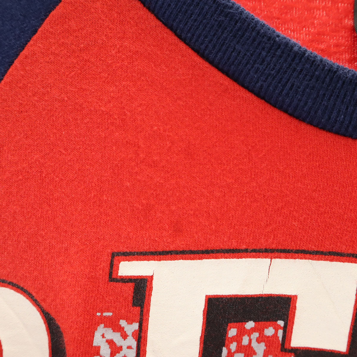 SCREEN STARS スクリーンスターズ 90s オールド USA製 長袖 ツートンカラー ラグラン Tシャツ XXL レッド ロンT メンズ