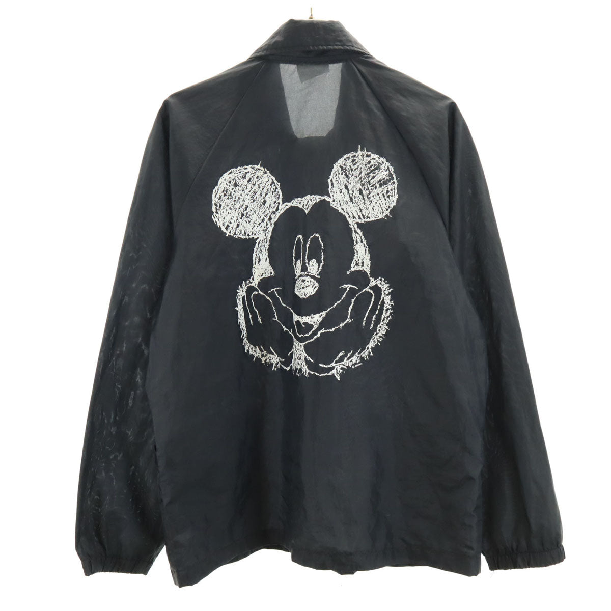 AUBURN SPORTSWEAR 90s USA製 オールド ナイロンジャケット 14-16 黒 ミッキーマウス キッズ