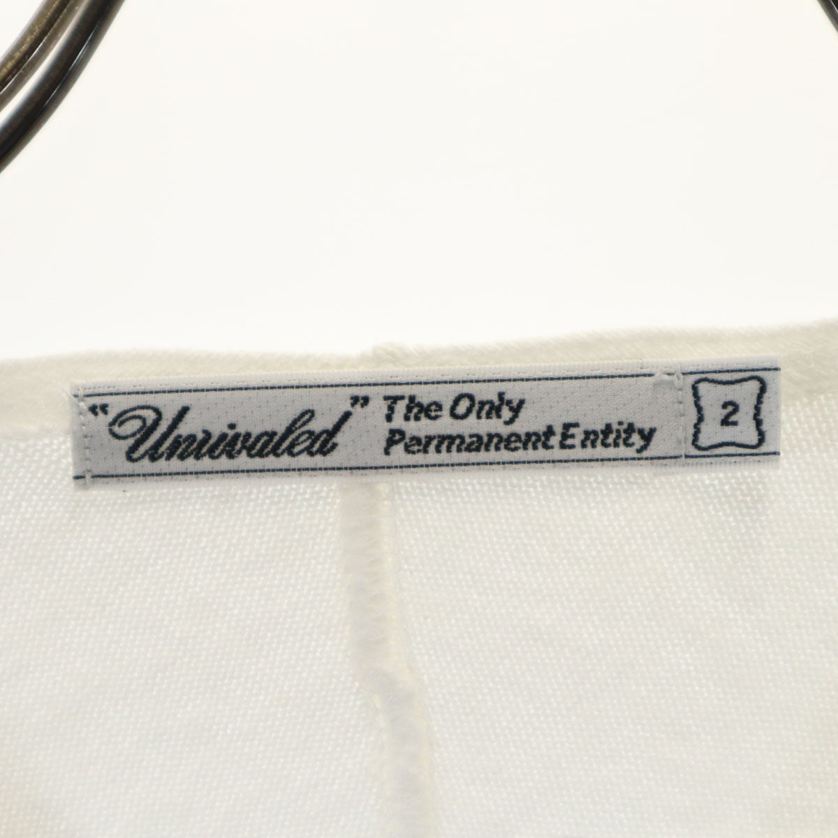 UNRIVALED アンライバルド 日本製 ボーダー柄 7分袖 バスクシャツ 2 ホワイト メンズ