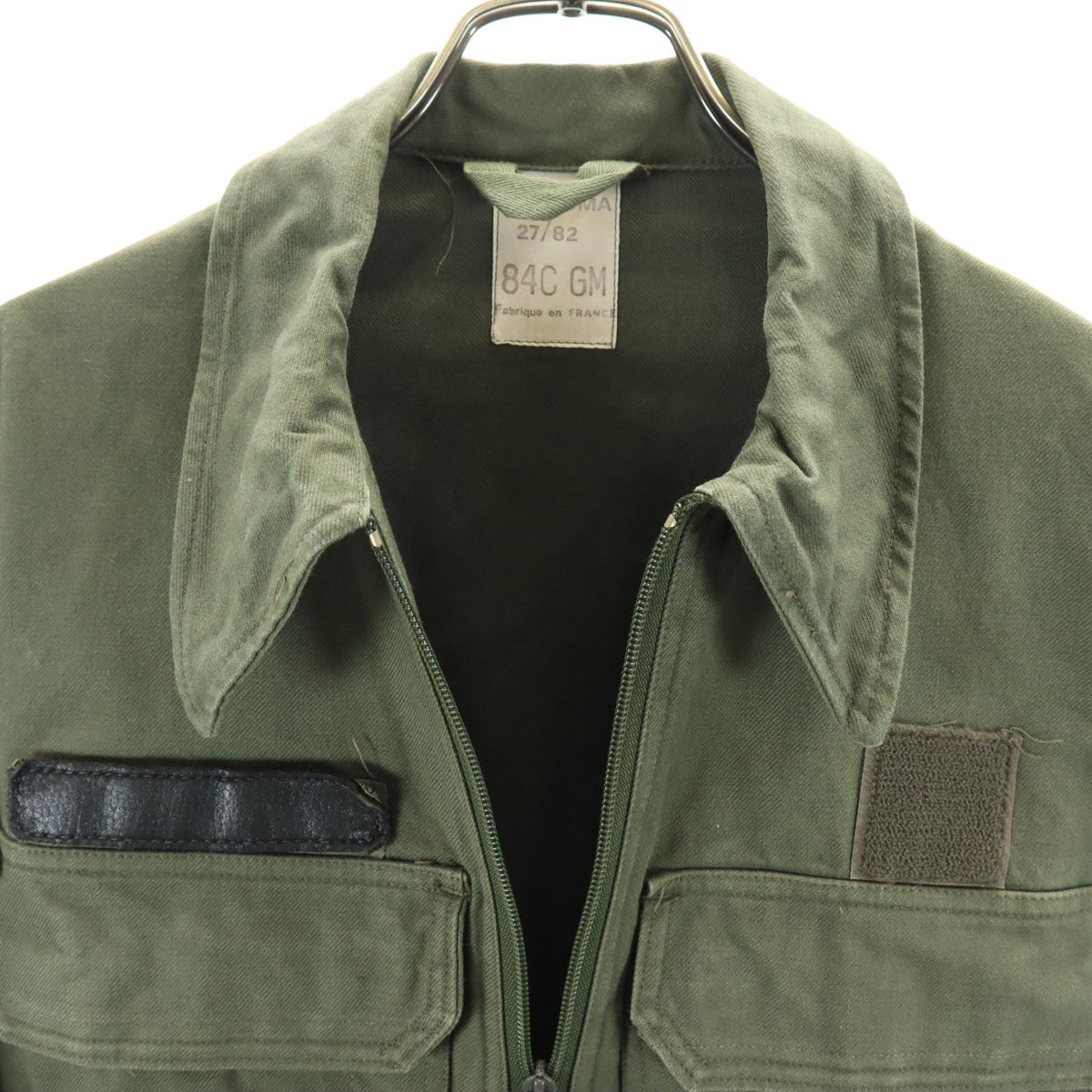 FRENCH ARMY フランス軍 80s ヴィンテージ UGECOMA メカニック ジャケット 84C カーキ ミリタリー メンズ