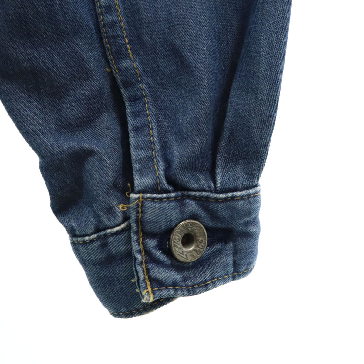 Levi's リーバイス 90s 日本製 オールド トラッカー ジャケット M ネイビー シャンブレー メンズ