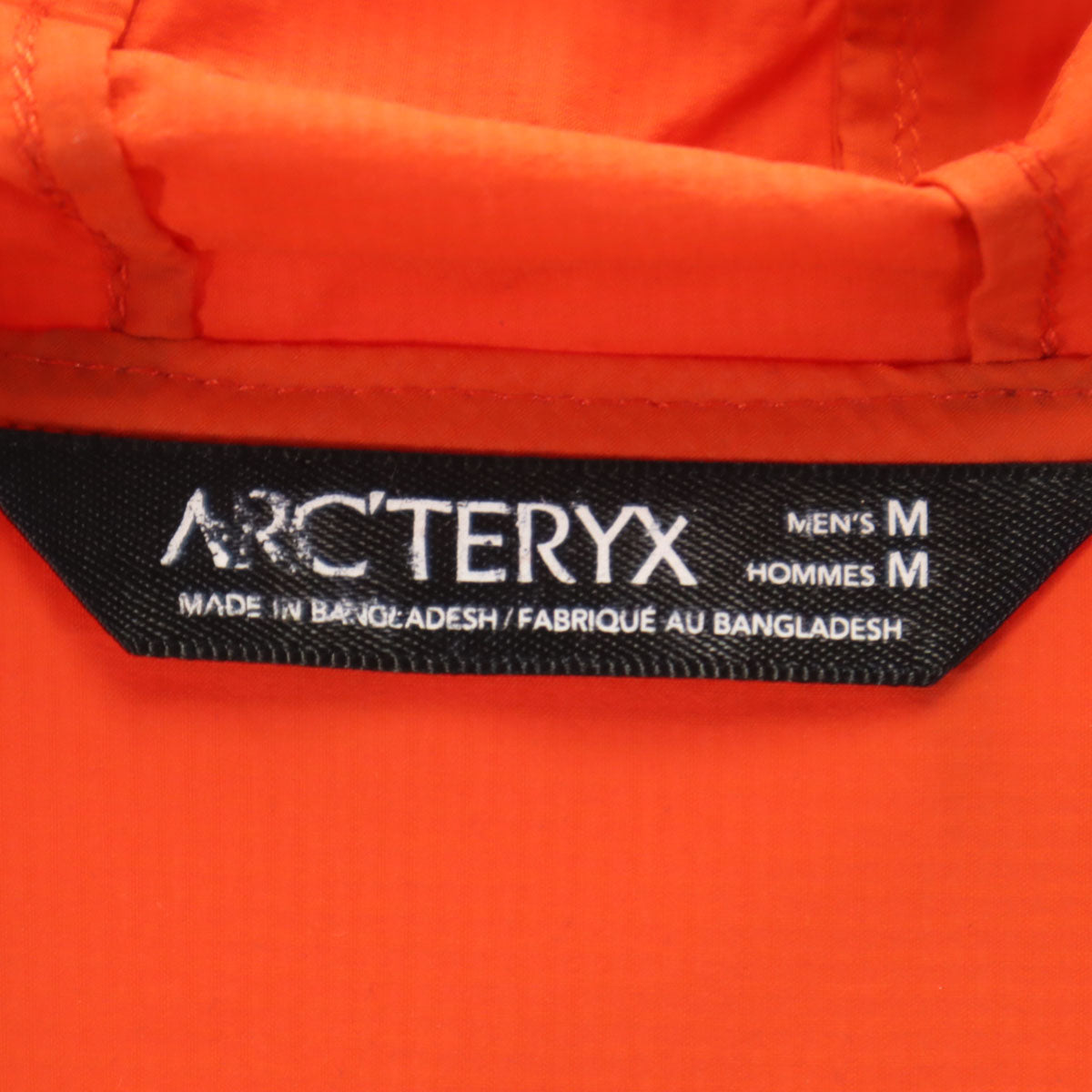 ARC'TERYX アークテリクス ナイロンジャケット M オレンジ フーディー アウトドア 13624-66123-10/13 メンズ