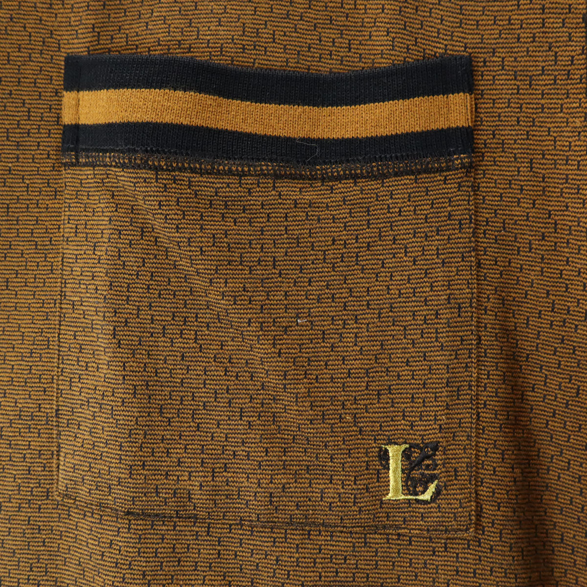 LANVIN STUDIO ランバンスタジオ 90s オールド 長袖 Tシャツ 48 ブラウン ロンT メンズ