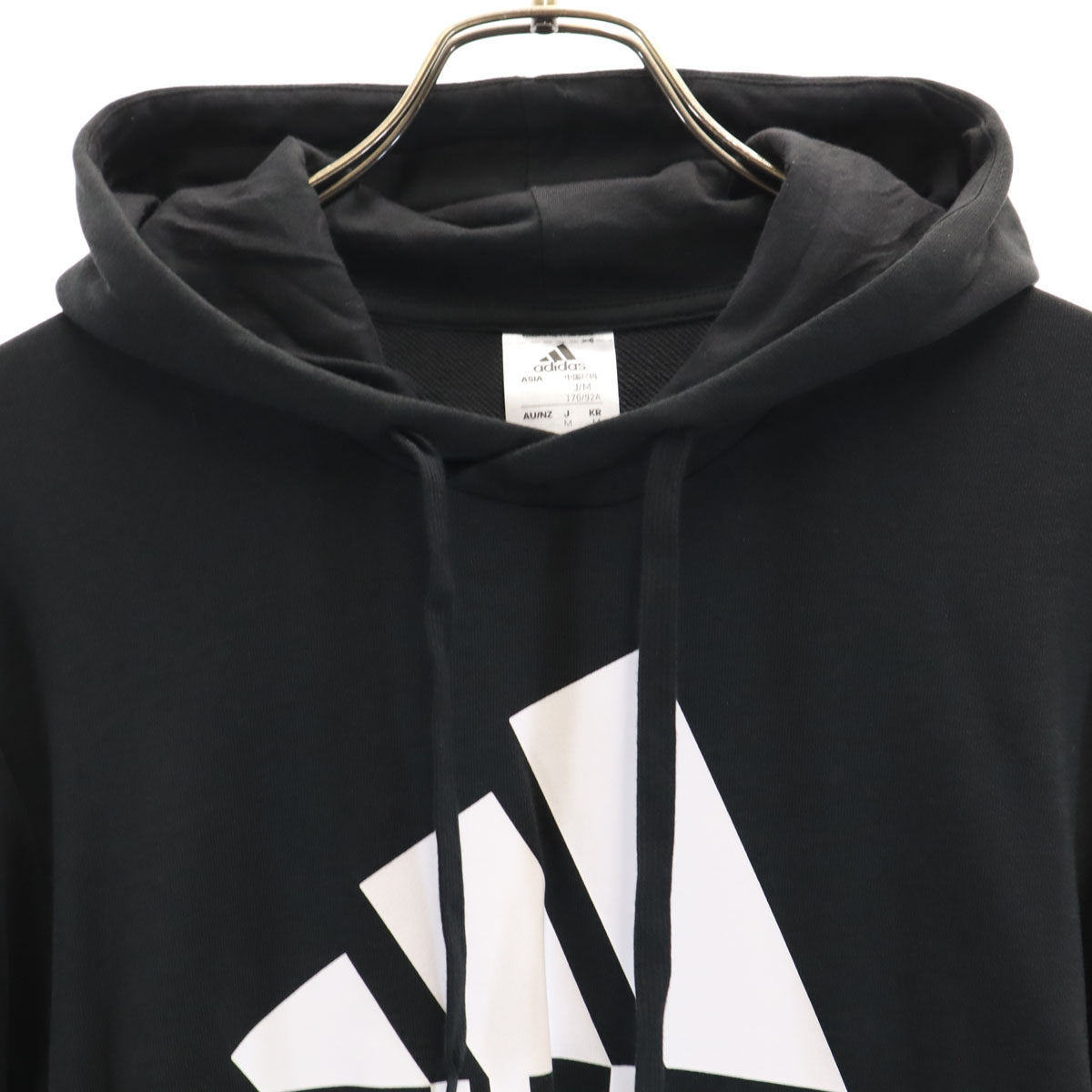 adidas アディダス 横浜F・マリノス 長袖 スウェットパーカー M ブラック メンズ