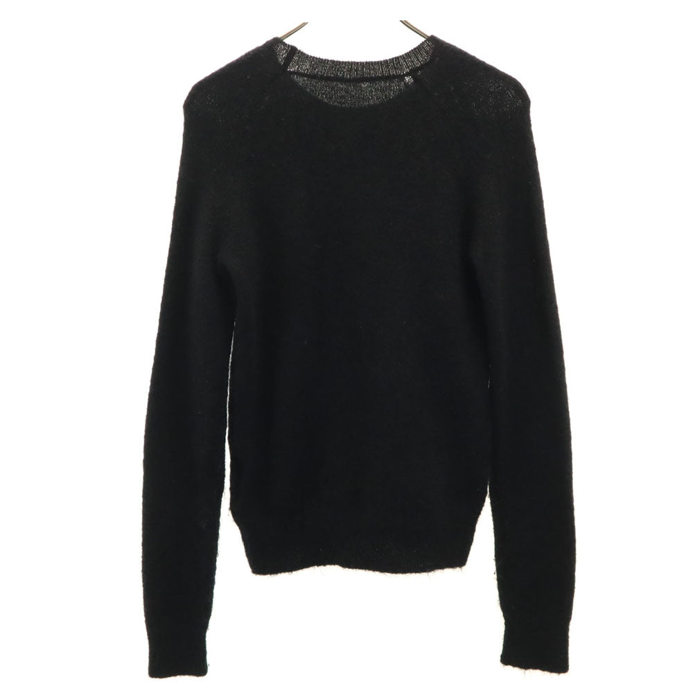 NEIL BARRETT ニールバレット モヘヤブレンド 長袖 スキニーフィット セーター XS ブラック ニット メンズ