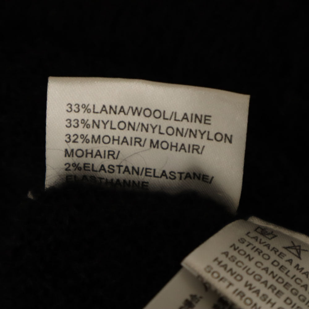 NEIL BARRETT ニールバレット モヘヤブレンド 長袖 スキニーフィット セーター XS ブラック ニット メンズ