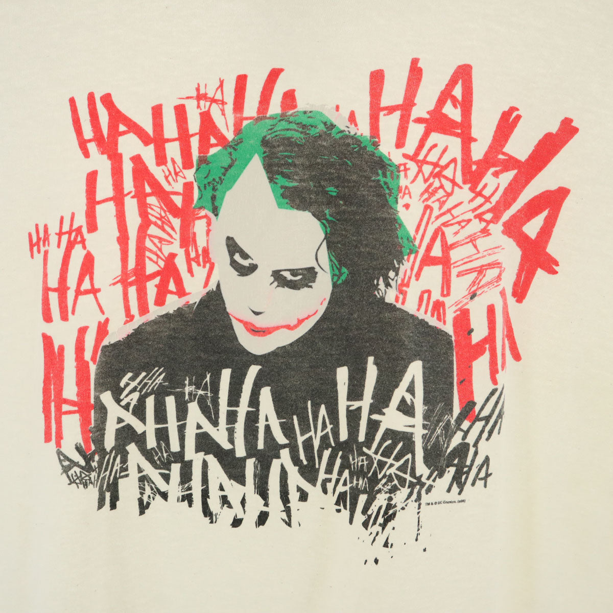 ダークナイト 00s ジョーカー 半袖 ムービー Tシャツ L ホワイト JOKER 映画 メンズ