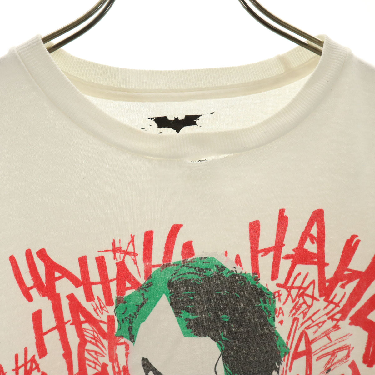 ダークナイト 00s ジョーカー 半袖 ムービー Tシャツ L ホワイト JOKER 映画 メンズ