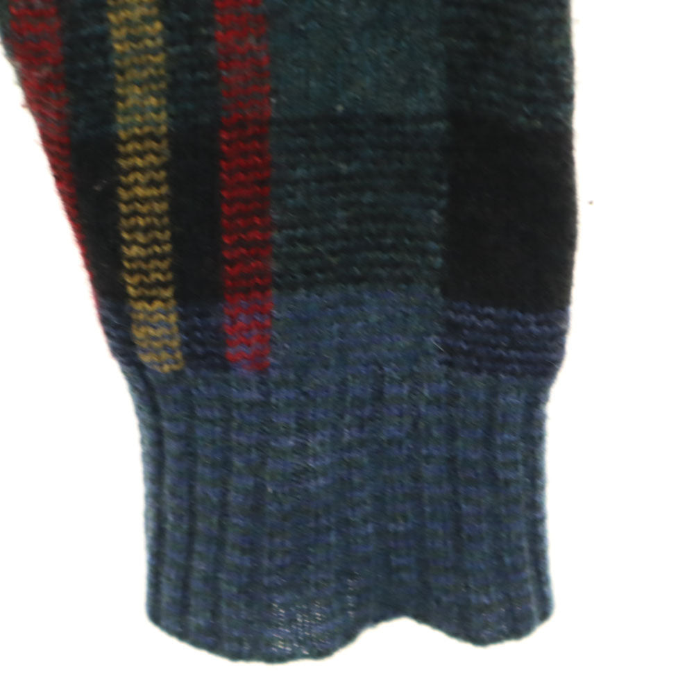 POLO RALPH LAUREN ポロラルフローレン チェック柄 長袖 セーター S 深緑 他 ニット メンズ