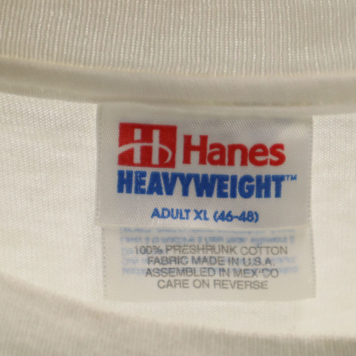Hanes ヘインズ 90s オールド USA製 BITCH ビッチ 半袖 シングルステッチ メッセージ Tシャツ XL ホワイト メンズ