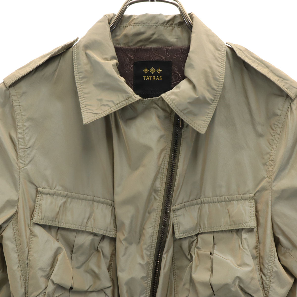 TATRAS タトラス ポーランド製 ジップアップ ジャケット 34 カーキ レディース