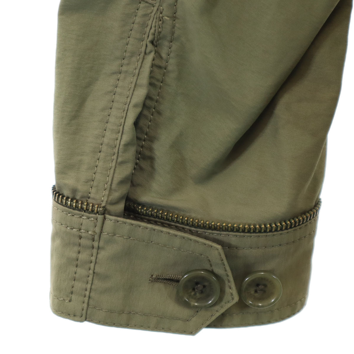 BLACKBARRETT ブラックバレット ダブルジップ モッズコート 2 カーキ メンズ