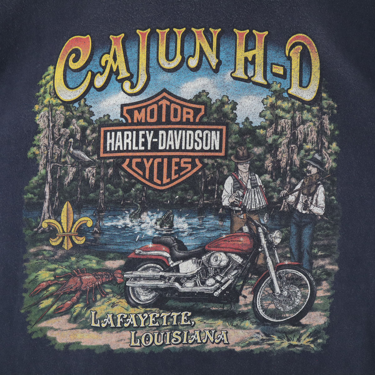 HARLEY DAVIDSON ハーレーダビッドソン 長袖 両面プリント Tシャツ L