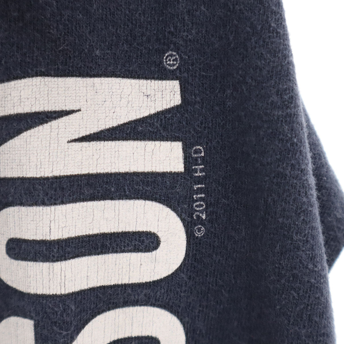 HARLEY DAVIDSON ハーレーダビッドソン 長袖 両面プリント Tシャツ L ネイビー ロンT メンズ