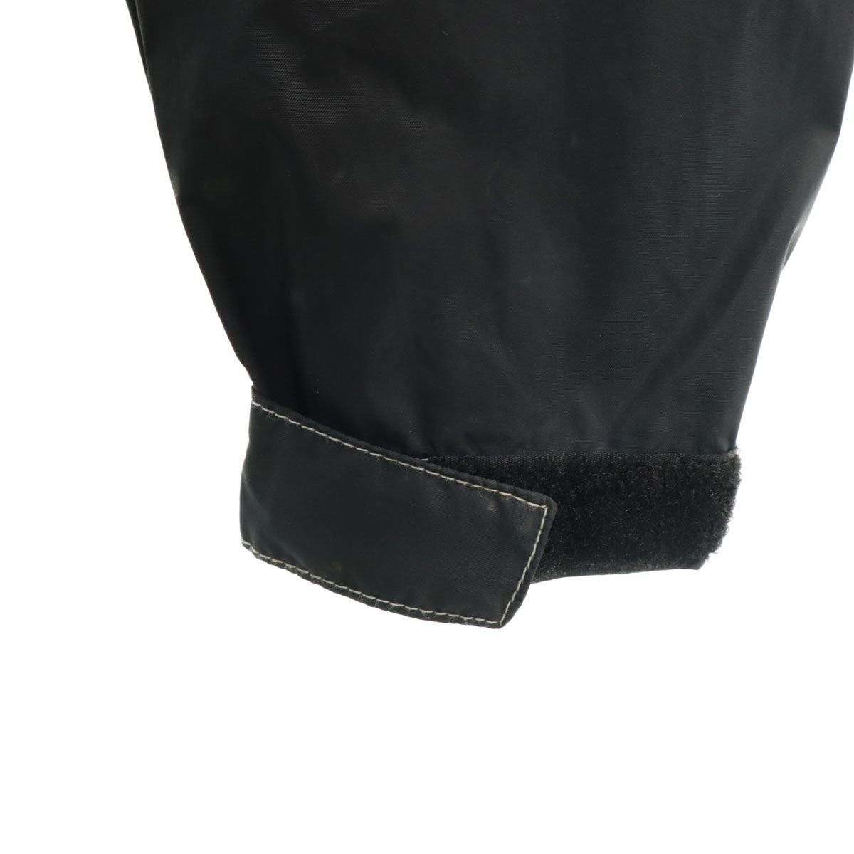 NIKE ナイキ 90s 00s オールド 白タグ 長袖 ワンポイント刺繍 アノラックパーカー M ブラック ポケッタブル スウォッシュ メンズ