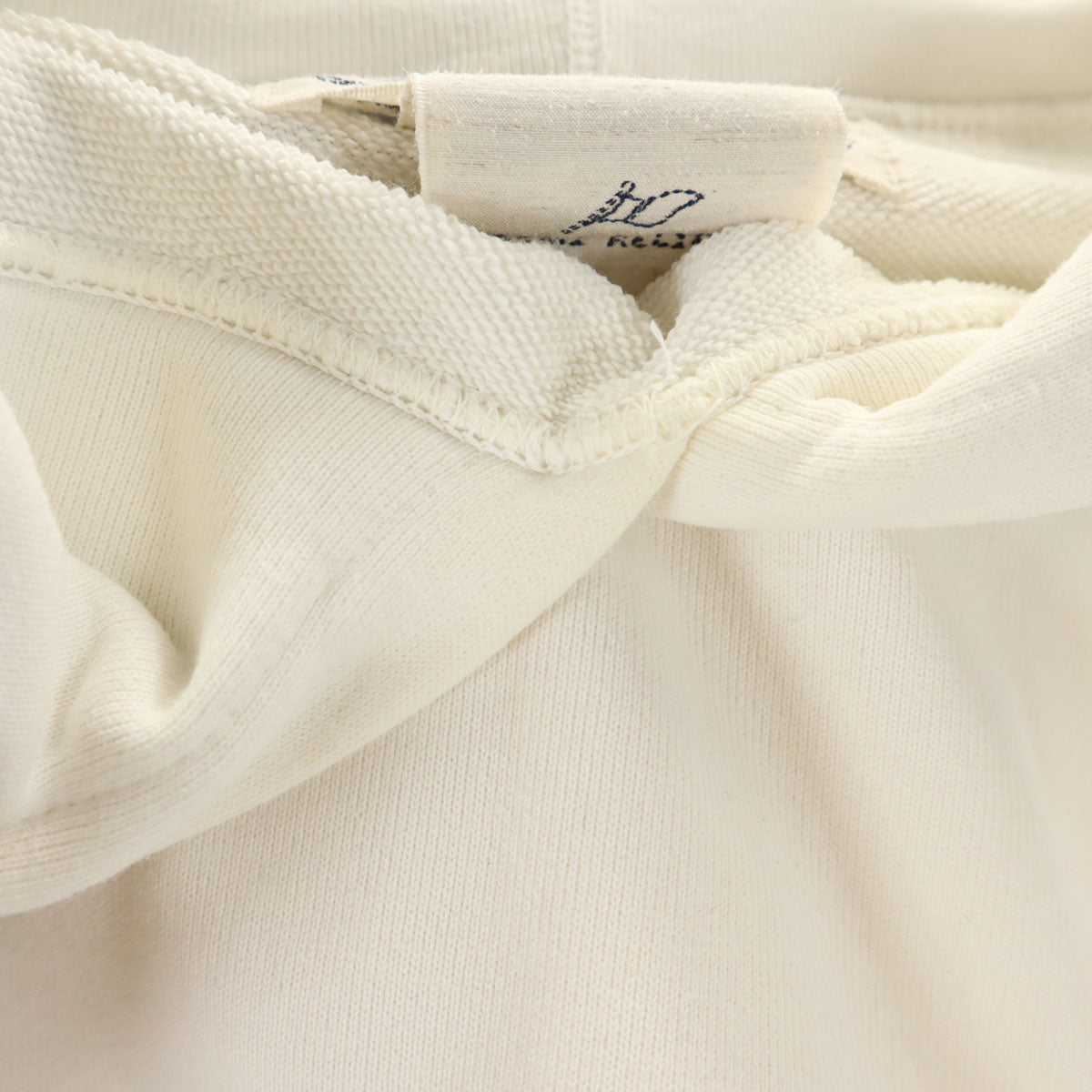 REMI RELIEF レミレリーフ 日本製 ブリーフィング コラボ 長袖 スウェットパーカー L ホワイト メンズ