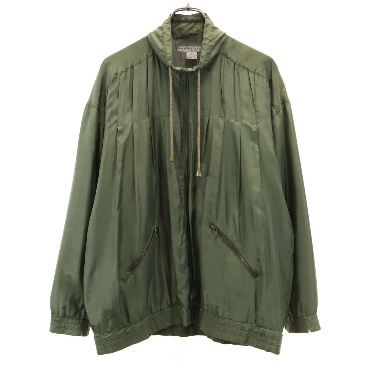 ROBERT STOCK ロバート ストック 90s 00s オールド プリーツ ジャケット M カーキ メンズ