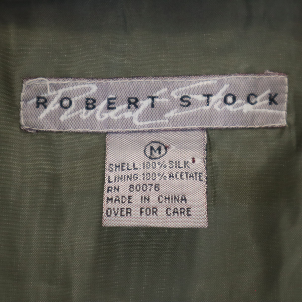 ROBERT STOCK ロバート ストック 90s 00s オールド プリーツ ジャケット M カーキ メンズ