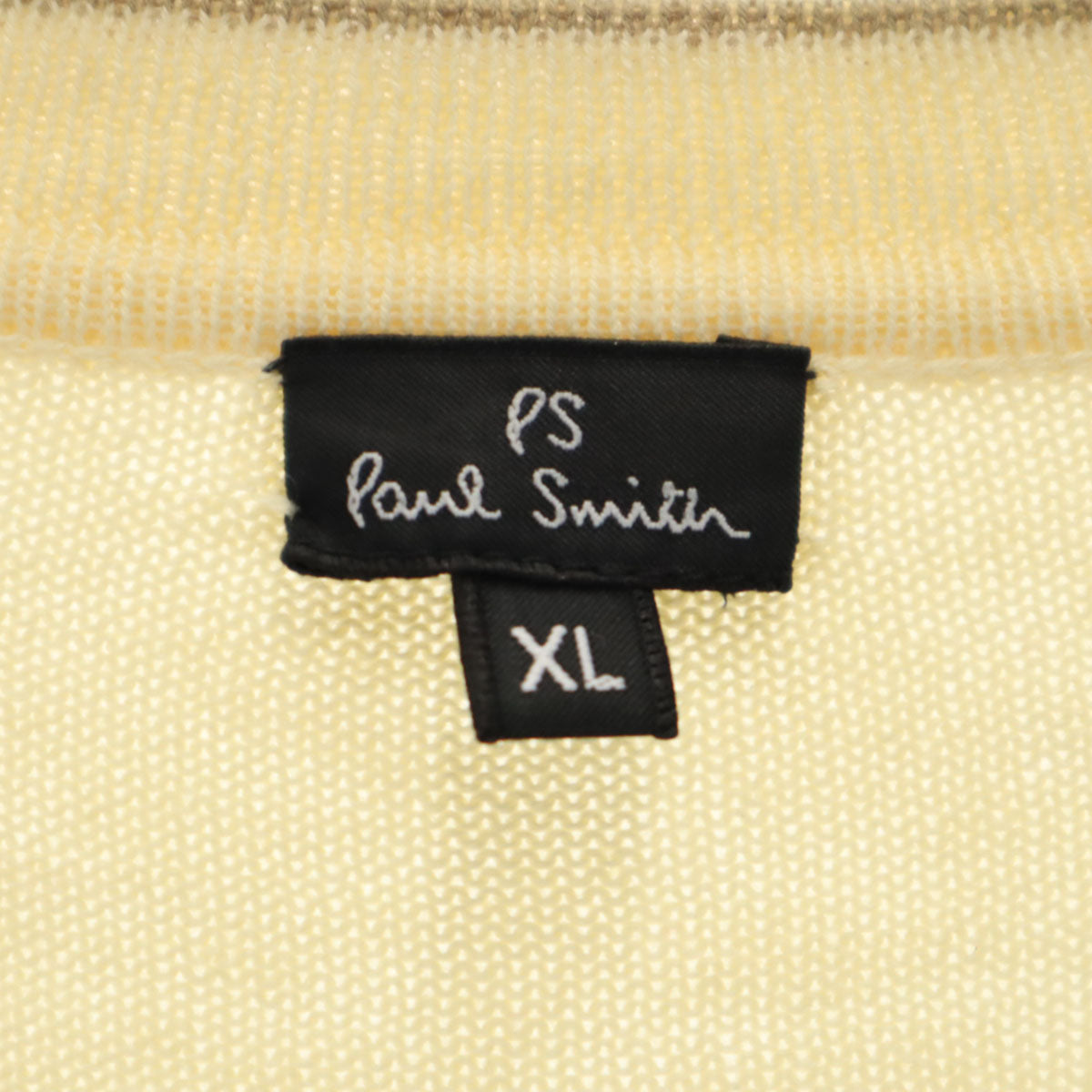PS Paul Smith ピーエスポールスミス 長袖 ニットカーディガン XL ベージュ メンズ