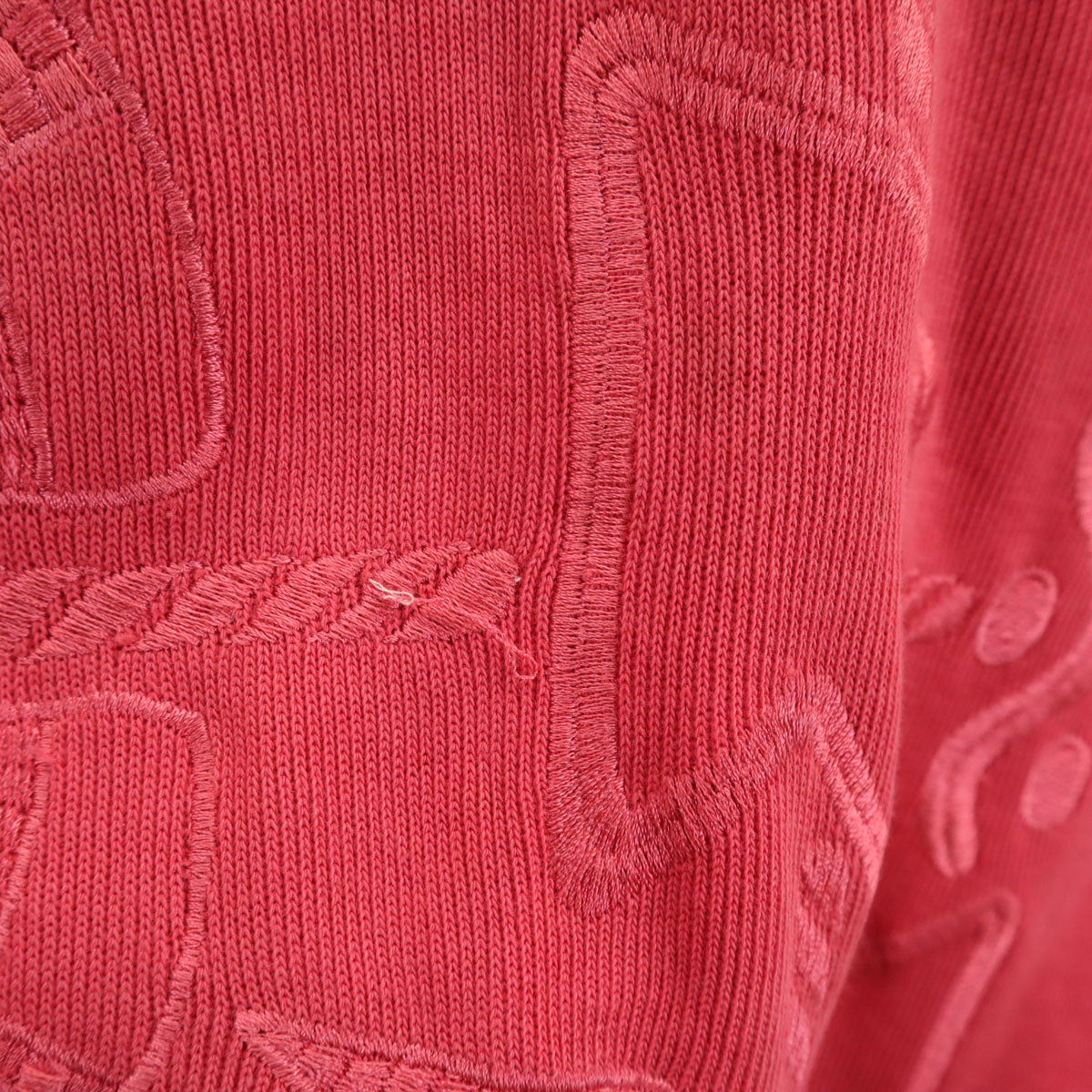 santa fe サンタフェ 90s 日本製 オールド 長袖 デザイン刺繍 スウェット 3 ピンク メンズ