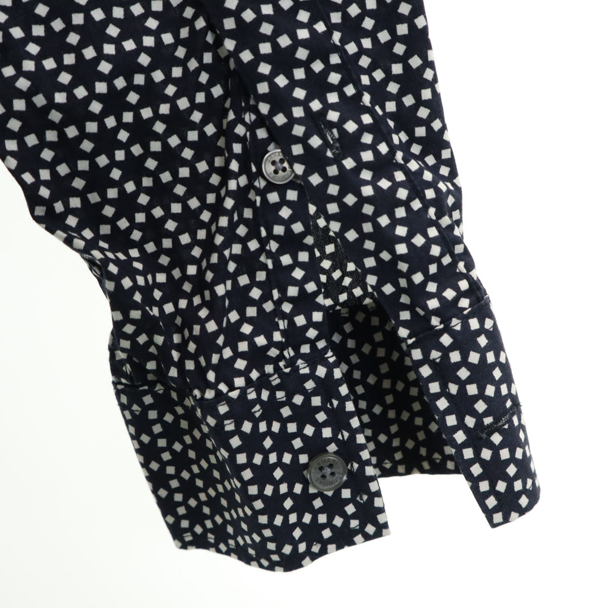 ARMANI EXCHANGE アルマーニエクスチェンジ 長袖 シャツ M ネイビー系 メンズ