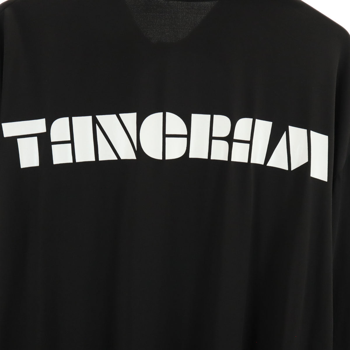 タングラム 長袖 ポロシャツ LL ブラック ストレッチ メンズ