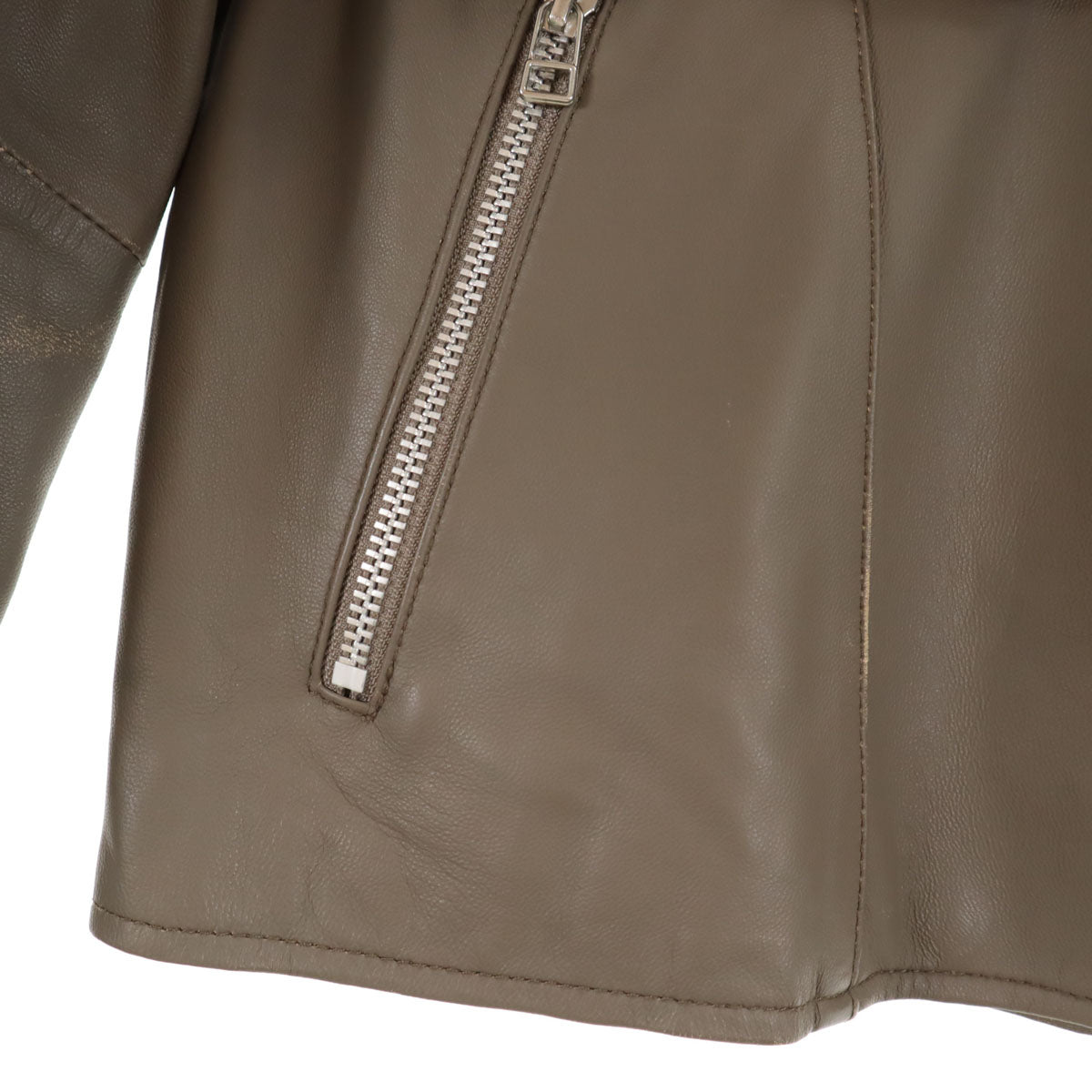 SNIDEL スナイデル ライダースジャケット 0 グレー系 レディース