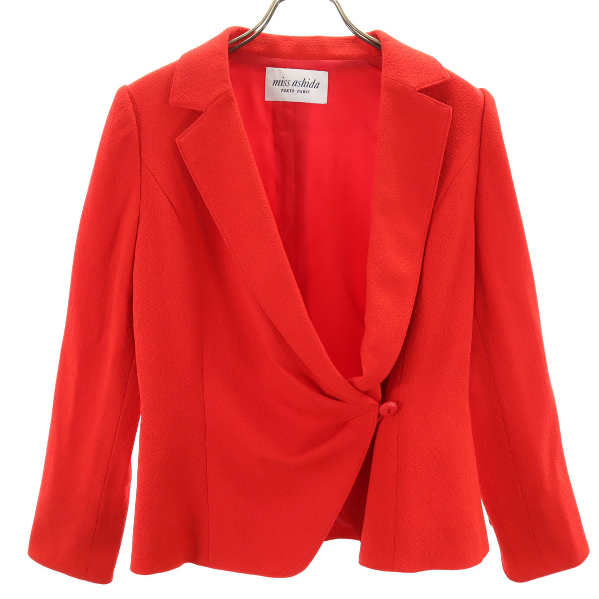 miss ashida ミスアシダ ジャケット 7 レッド レディース