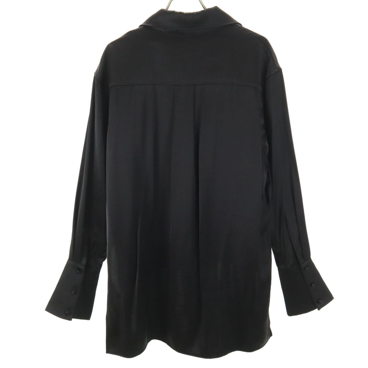 エムエムワイエム 長袖 オープンカラー シャツ 36 ブラック レディース