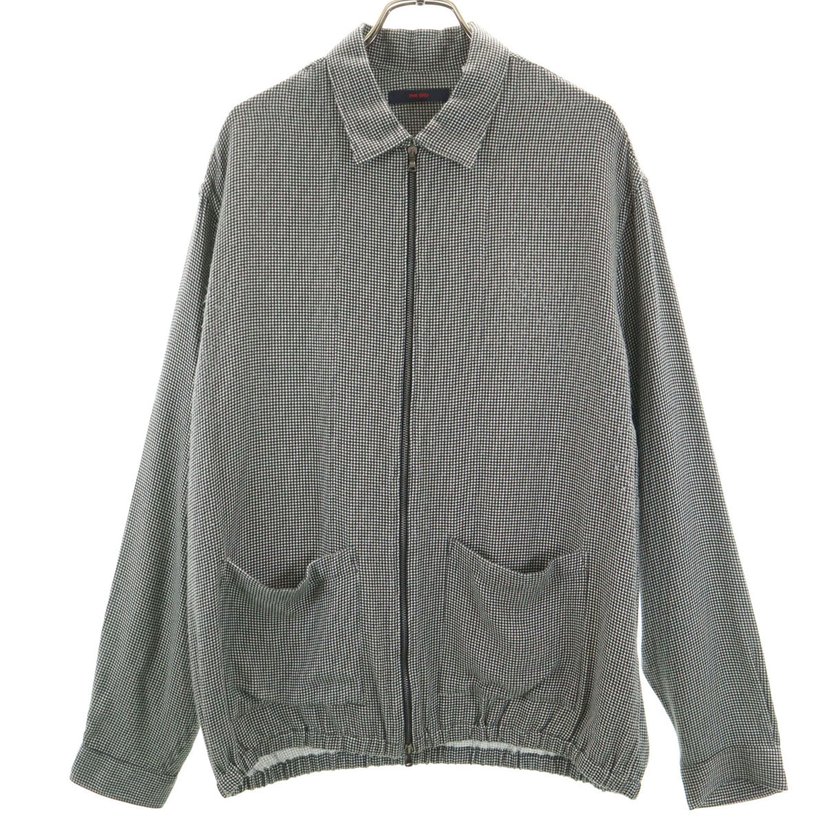 ザ ジジ ジップジャケット M ブラック×ホワイト メンズ