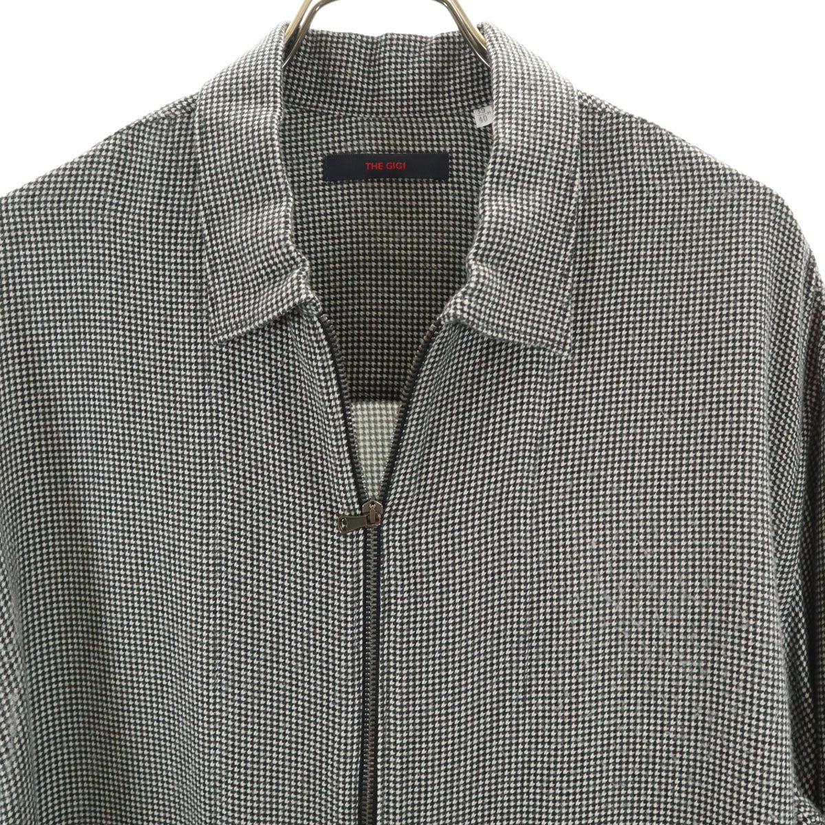 ザ ジジ ジップジャケット M ブラック×ホワイト メンズ