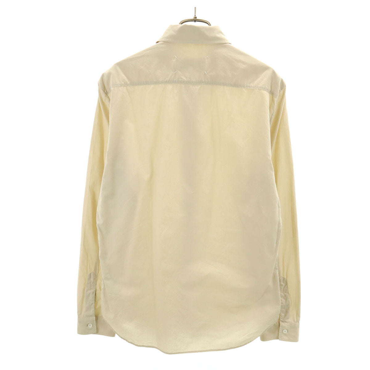 Maison Margiela メゾンマルジェラ 16SS ルーマニア製 長袖 コットンシャツ 48 ベージュ メンズ