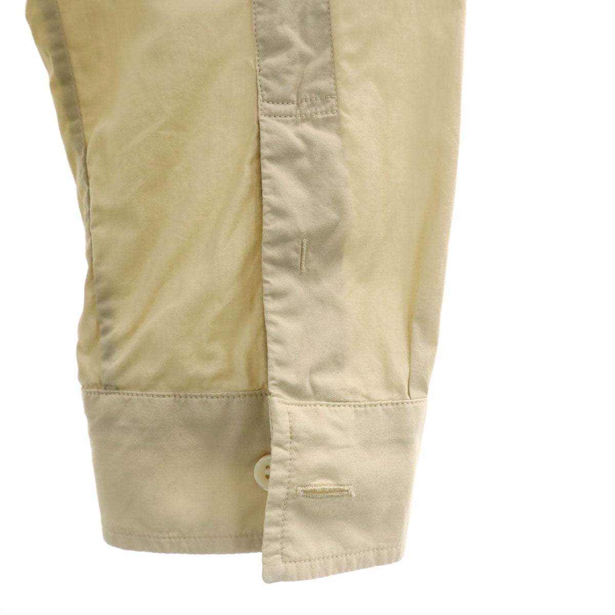 Maison Margiela メゾンマルジェラ 16SS ルーマニア製 長袖 コットンシャツ 48 ベージュ メンズ