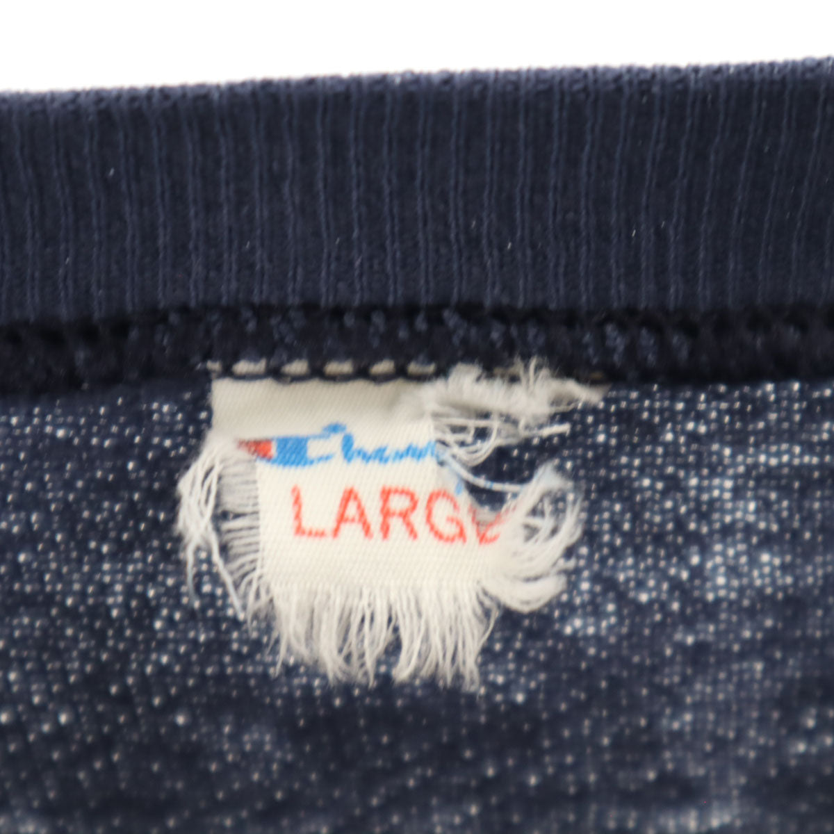 Champion チャンピオン 80s ヴィンテージ トリコタグ中期 長袖 スウェット L ブルー 二枚タグ メンズ