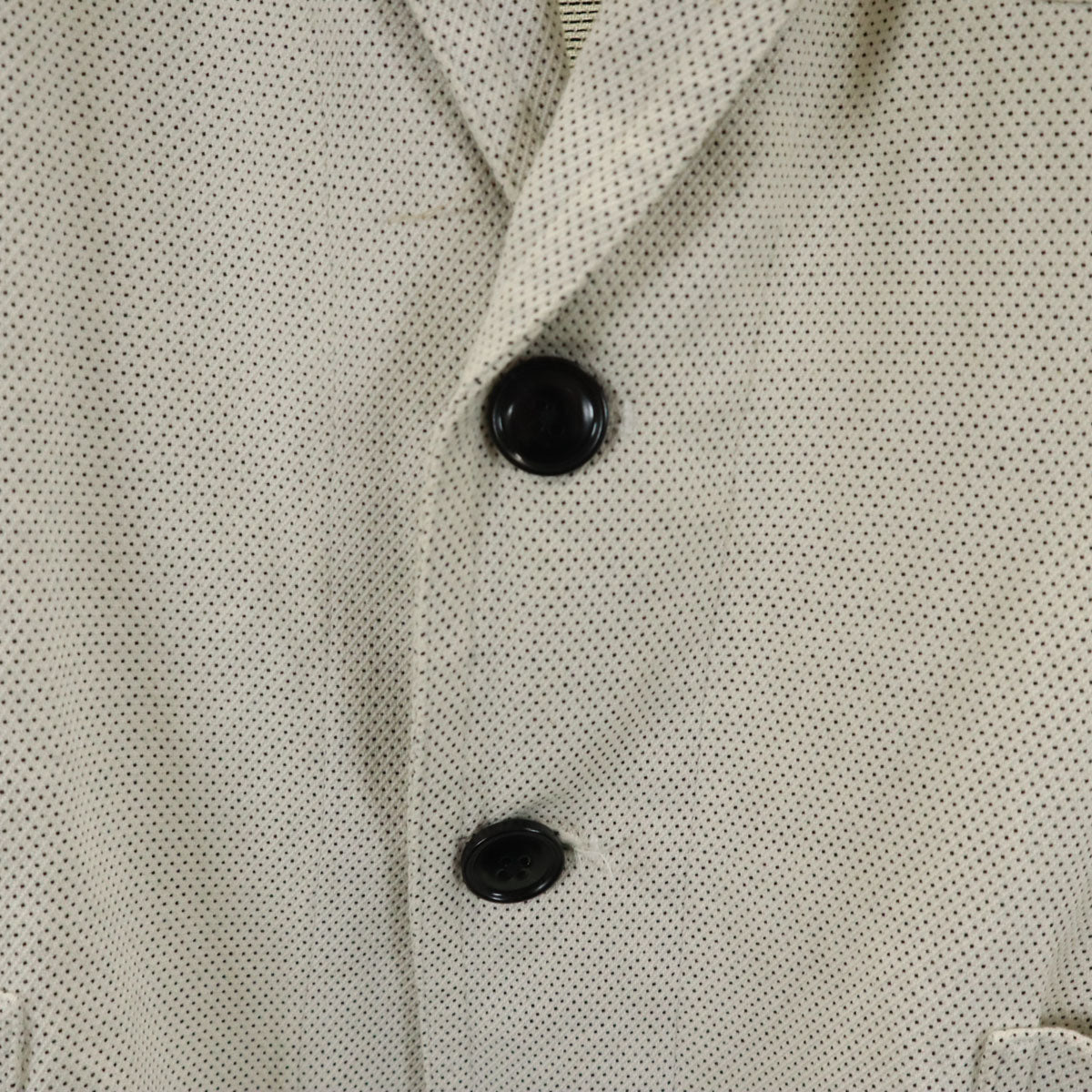 DRIES VAN NOTEN ドリスヴァンノッテン ブルガリア製 テーラードジャケット 46 ホワイト メンズ