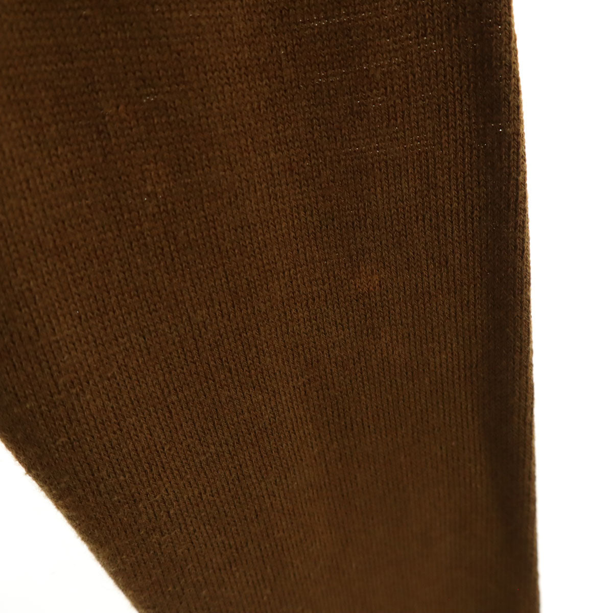 HERMES エルメス イタリア製 オールド 総柄 長袖 ニット切り替え シャツ M ブラウン レディース