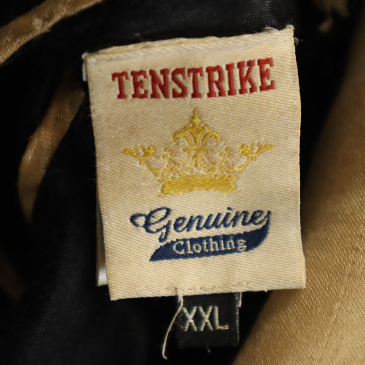 TENSTLIKE テンストライク 鬼太郎 ナマズ リバーシブル シグネチャー スカジャン XXL ブラック ゲゲゲの鬼太郎 メンズ