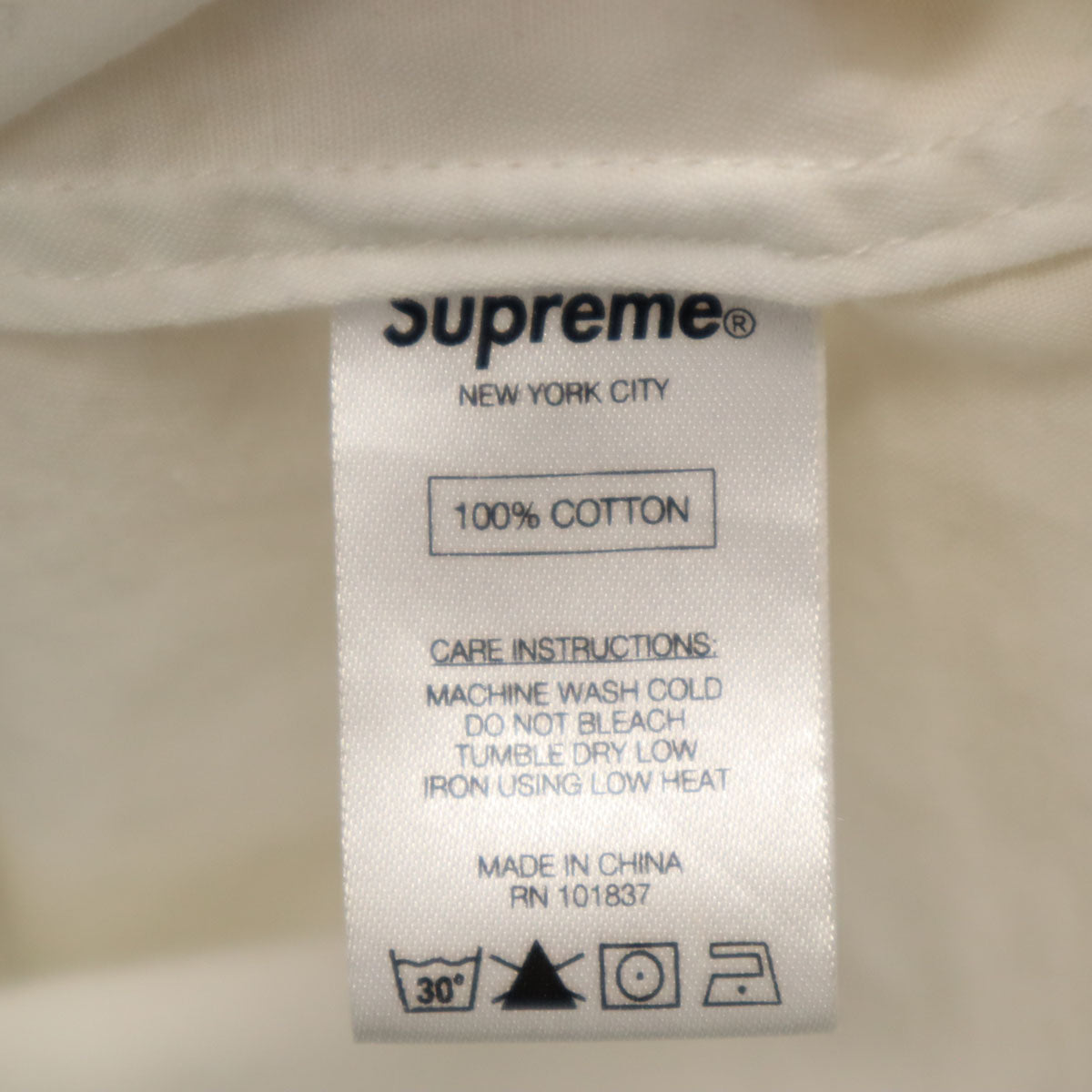 Supreme シュプリーム 14SS 長袖 ツートンカラー コットンシャツ S イエロー メンズ