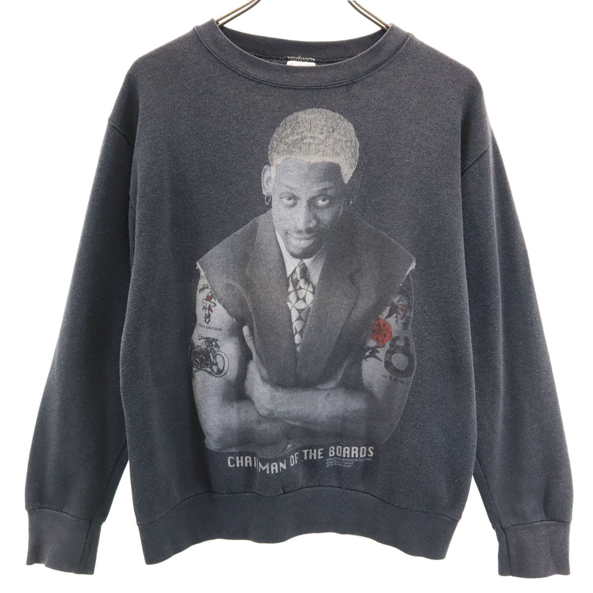 DELTA デルタ 90s オールド ロッドマン デニスロッドマン 長袖 スウェット M グレー Dennis Rodman 裏起毛 メンズ