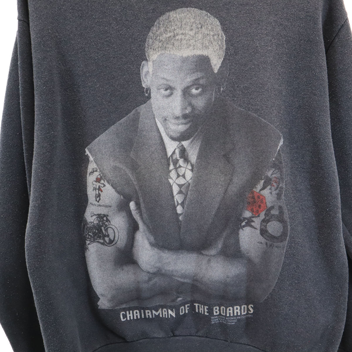 DELTA デルタ 90s オールド ロッドマン デニスロッドマン 長袖 スウェット M グレー Dennis Rodman 裏起毛 メンズ