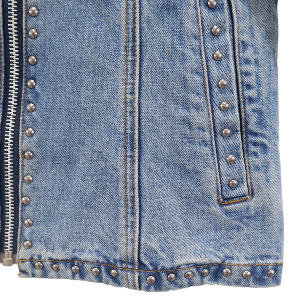 HYSTERICS ヒステリックス 00s スタッズ デニムジャケット free ブルー レディース