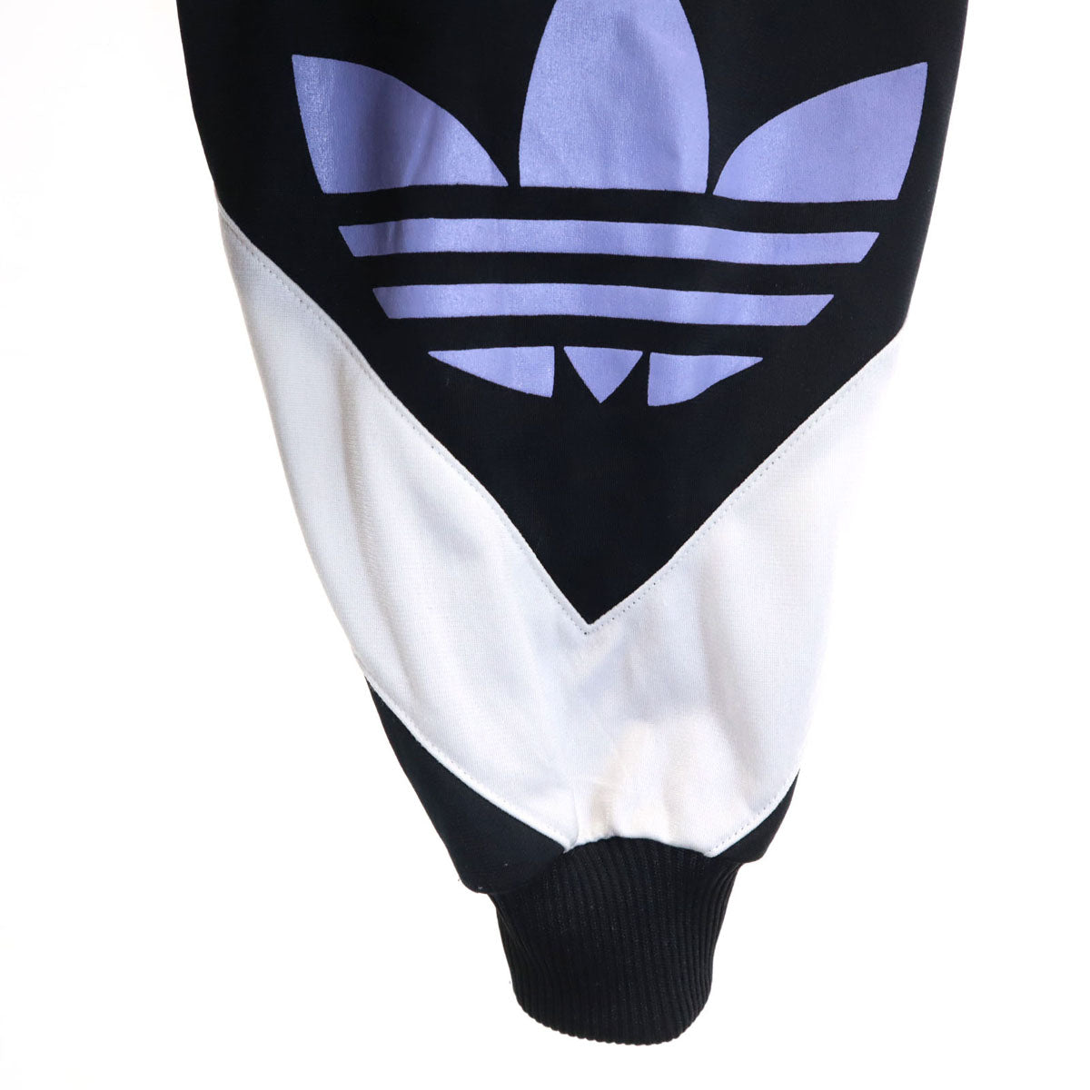 adidas アディダス 80s ヴィンテージ 万国旗タグ トレフォイルロゴ トラックジャケット M ブラック 他 メンズ