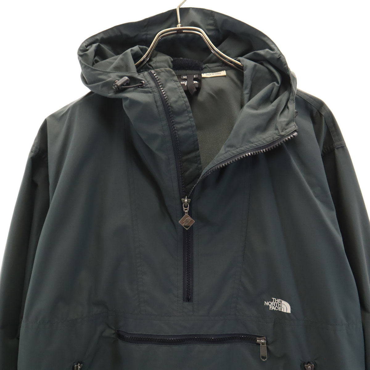 THE NORTH FACE ザノースフェイス 90s オールド 長袖 アノラックパーカー S ダークグリーン フーディー アウトドア NP-2312 メンズ