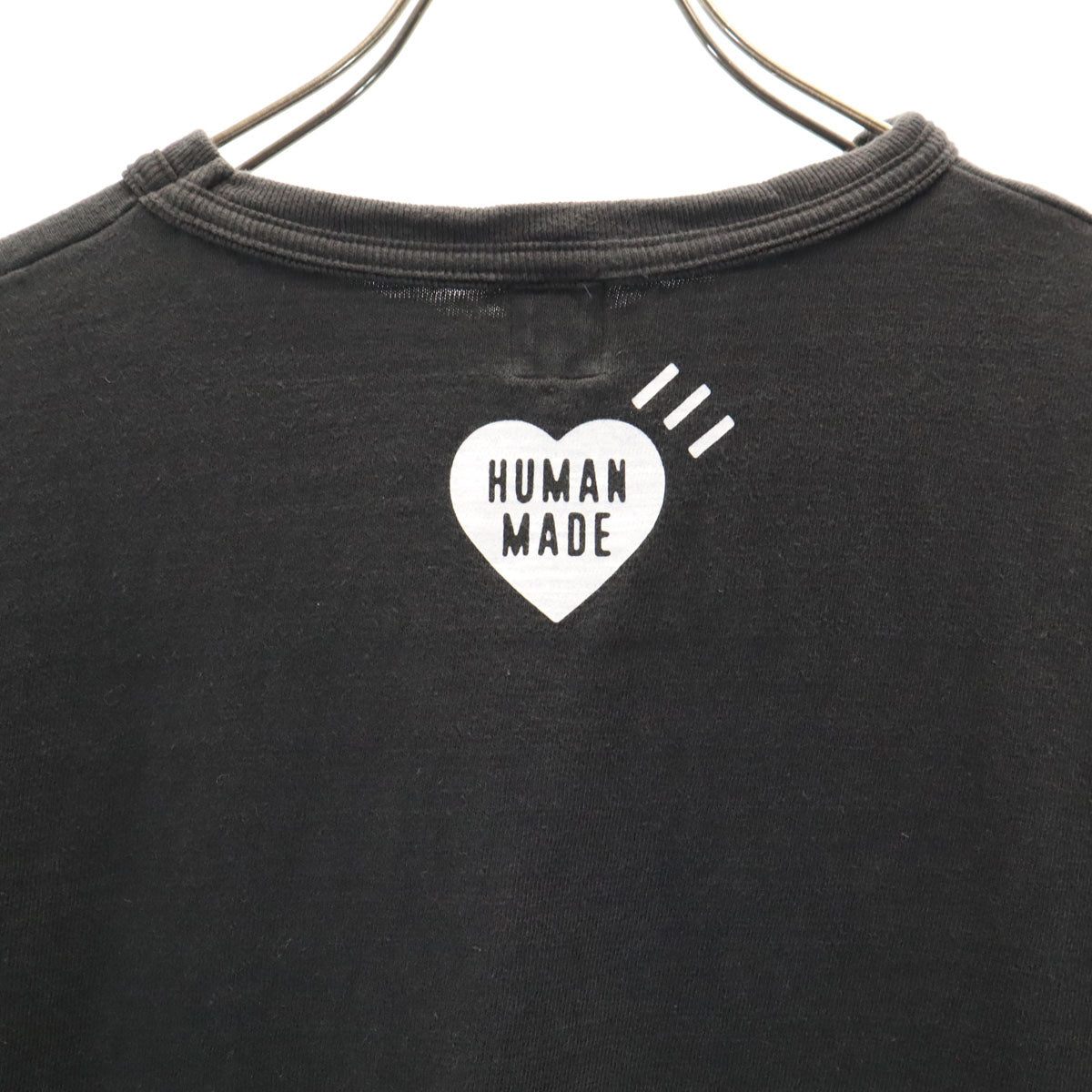 HUMAN MADE ヒューマンメイド 日本製 ダック 半袖 シングルステッチ プリント Tシャツ 2XL ブラック メンズ